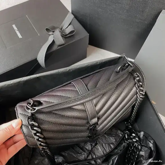 shoulder YSL Medium leather bag-24*17*6.5cm 0518